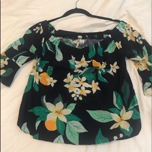 Off the shoulder shirt